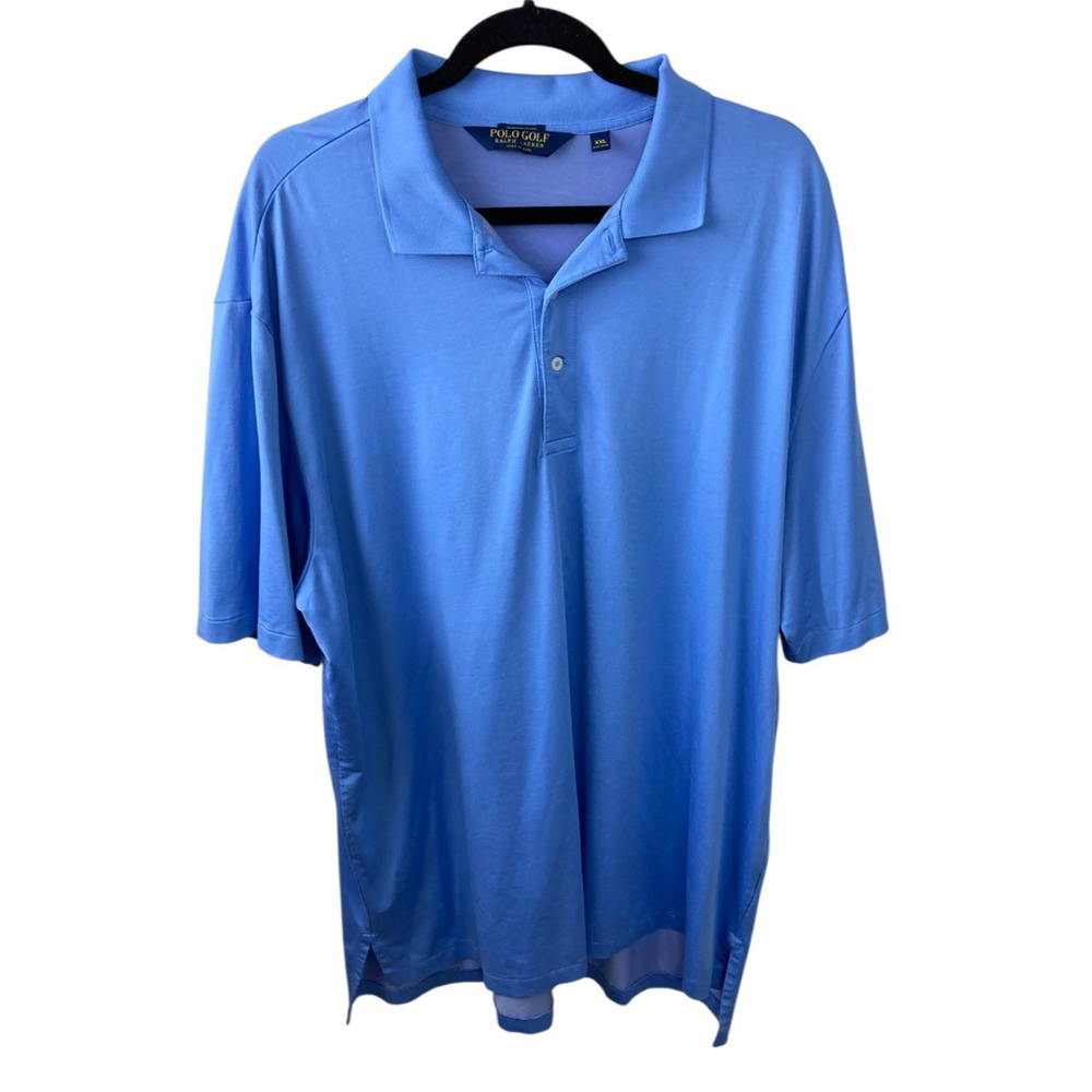 Polo Golf Ralph Lauren Polo Shirt Mens 2XL Blue Performance Pro Fit Stretch Golf